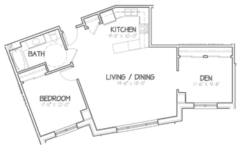 Floorplan of Autumn Green at Wright Campus, Assisted Living, Chicago, IL 5