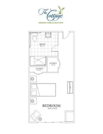 Floorplan of Bay Cove Assisted Living, Assisted Living, Memory Care, Biloxi, MS 1