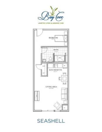 Floorplan of Bay Cove Assisted Living, Assisted Living, Memory Care, Biloxi, MS 2