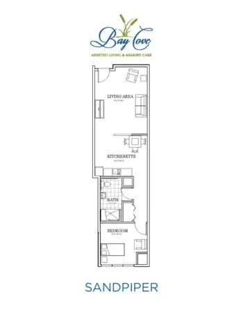 Floorplan of Bay Cove Assisted Living, Assisted Living, Memory Care, Biloxi, MS 3