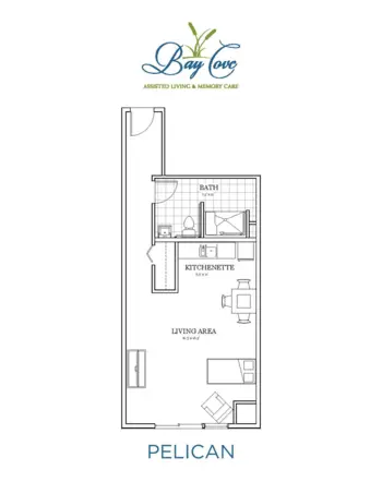 Floorplan of Bay Cove Assisted Living, Assisted Living, Memory Care, Biloxi, MS 4