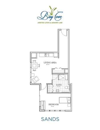 Floorplan of Bay Cove Assisted Living, Assisted Living, Memory Care, Biloxi, MS 5