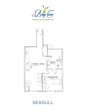 Floorplan of Bay Cove Assisted Living, Assisted Living, Memory Care, Biloxi, MS 7