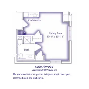 Floorplan of Cordia Senior Residence, Assisted Living, Westmont, IL 3