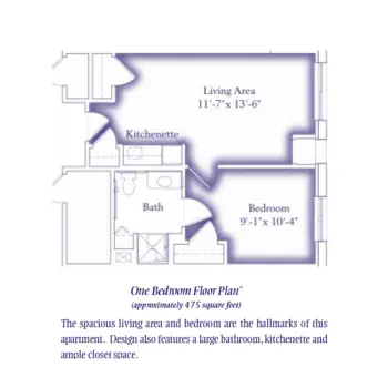 Floorplan of Cordia Senior Residence, Assisted Living, Westmont, IL 4