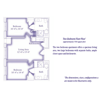 Floorplan of Cordia Senior Residence, Assisted Living, Westmont, IL 6