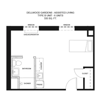 Floorplan of Dellwood Gardens, Assisted Living, Memory Care, Saint Paul, MN 3