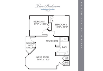 Floorplan of Five Star Premier Residences of Boca Raton, Assisted Living, Boca Raton, FL 2