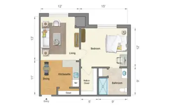 Floorplan of Magnolia Brook on Siegen, Assisted Living, Baton Rouge, LA 5