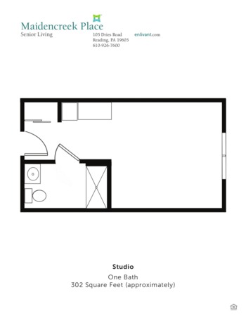 Floorplan of Maidencreek Place, Assisted Living, Reading, PA 1