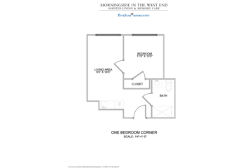 Floorplan of Morningside in the West End, Assisted Living, Memory Care, Richmond, VA 3