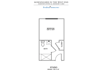 Floorplan of Morningside in the West End, Assisted Living, Memory Care, Richmond, VA 6