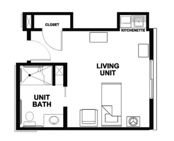 Floorplan of Neuvant House of Lawrence, Assisted Living, Lawrence, KS 1