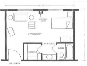 Floorplan of Riverside Lodge, Assisted Living, Memory Care, Grand Island, NE 18