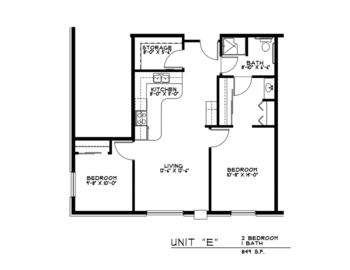 Floorplan of Rose of East Des Moines, Assisted Living, Des Moines, IA 6