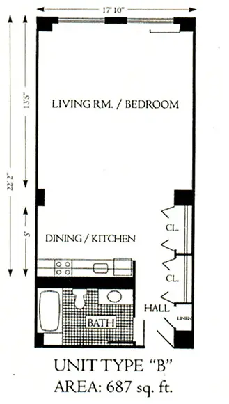 Floorplan of Symphony Residences of Lincoln Park, Assisted Living, Chicago, IL 2