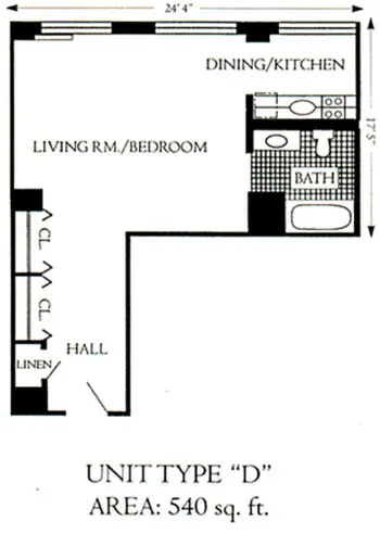 Floorplan of Symphony Residences of Lincoln Park, Assisted Living, Chicago, IL 5