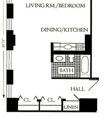 Floorplan of Symphony Residences of Lincoln Park, Assisted Living, Chicago, IL 6