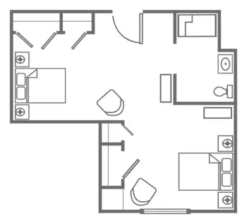 Floorplan of The Rutherford Memory Care, Assisted Living, Memory Care, Murfreesboro, TN 1