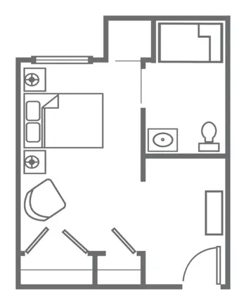 Floorplan of The Rutherford Memory Care, Assisted Living, Memory Care, Murfreesboro, TN 3