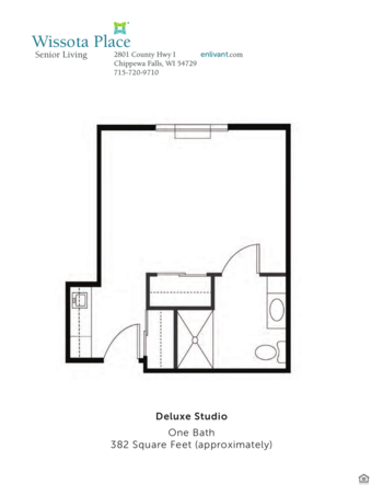 Floorplan of Wissota Place, Assisted Living, Chippewa Falls, WI 2