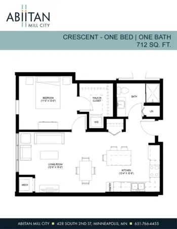 Floorplan of Abiitan Mill City, Assisted Living, Memory Care, Minneapolis, MN 3