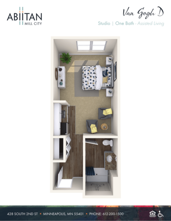 Floorplan of Abiitan Mill City, Assisted Living, Memory Care, Minneapolis, MN 10