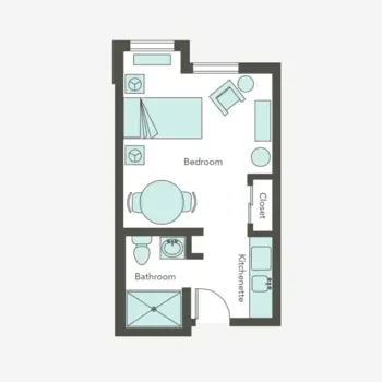 Floorplan of Aegis Living of Lodge, Assisted Living, Kirkland, WA 4