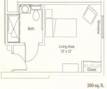 Floorplan of Caritas House Assisted Living, Assisted Living, Baltimore, MD 1