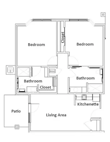 Floorplan of Culpepper Place of Olive Branch, Assisted Living, Olive Branch, MS 2