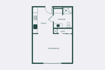 Floorplan of Garden Plaza at Post Falls, Assisted Living, Memory Care, Post Falls, ID 1