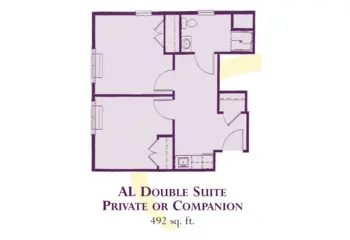 Floorplan of Heartfields at Bowie, Assisted Living, Bowie, MD 1