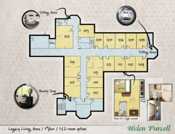 Floorplan of Helen Purcell Home, Assisted Living, Zanesville, OH 6