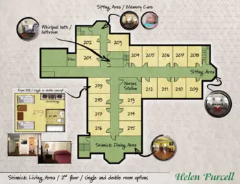 Floorplan of Helen Purcell Home, Assisted Living, Zanesville, OH 8