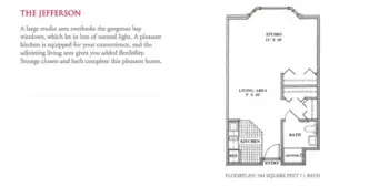 Floorplan of Knutson Place Apartments, Assisted Living, Albert Lea, MN 3