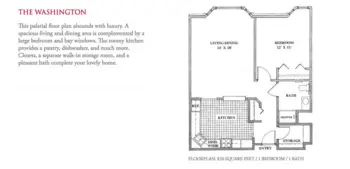 Floorplan of Knutson Place Apartments, Assisted Living, Albert Lea, MN 8