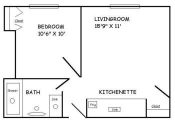 Floorplan of Morningside Center Assisted Living, Assisted Living, Chillicothe, MO 1