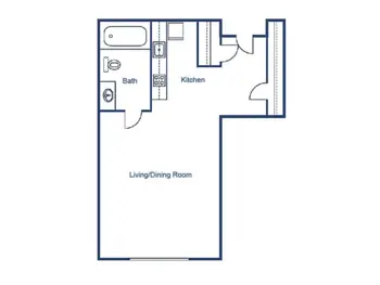 Floorplan of Savannah Commons, Assisted Living, Savannah, GA 1