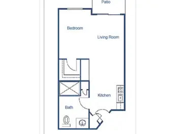 Floorplan of Savannah Commons, Assisted Living, Savannah, GA 6