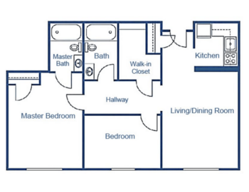 Floorplan of Savannah Commons, Assisted Living, Savannah, GA 10