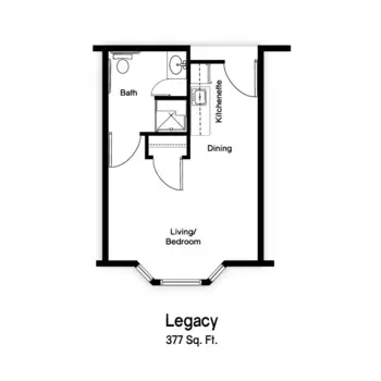 Floorplan of Sugar Loaf Senior Living, Assisted Living, Memory Care, Winona, MN 12