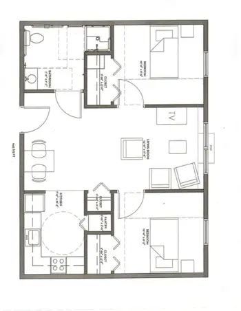 Floorplan of The Gardens at Jefferson, Assisted Living, Jefferson, IA 3