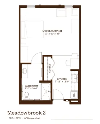 Floorplan of Tower Light on Wooddale Ave, Assisted Living, Memory Care, St Louis Park, MN 4