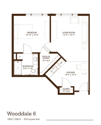 Floorplan of Tower Light on Wooddale Ave, Assisted Living, Memory Care, St Louis Park, MN 16