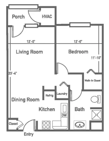Floorplan of Barrington of Oakley, Assisted Living, Cincinnati, OH 7