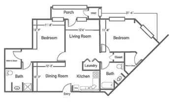 Floorplan of Barrington of Oakley, Assisted Living, Cincinnati, OH 8