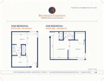 Floorplan of Bethesda Gardens Assisted Living, Assisted Living, Arlington, TX 4