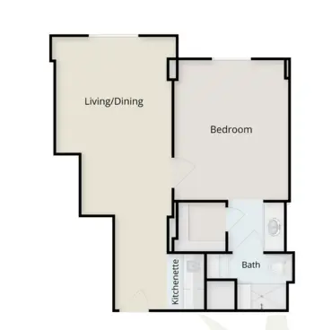 Floorplan of Commonwealth Senior Living at Stratford House, Assisted Living, Memory Care, Danville, VA 3