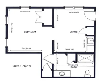 Floorplan of Decatur House, Assisted Living, Sandwich, MA 8