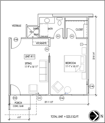Floorplan of Evening's Porch Assisted Living, Assisted Living, Bayfield, CO 1